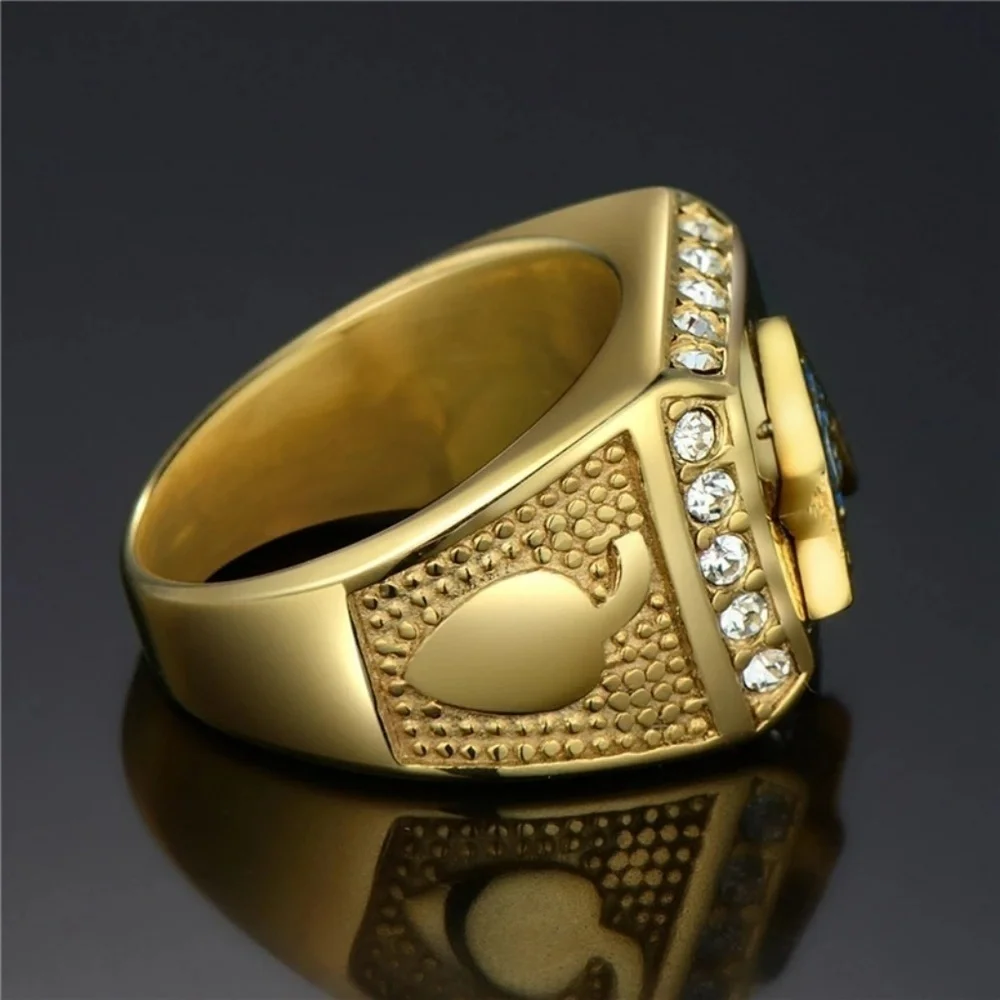 Mason Ring Masonic 10k‎ GP CZ Ring sz 8-12